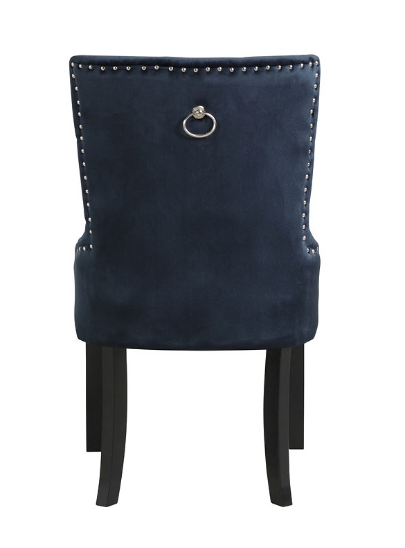 Varian II Velvet/Wood Dining Side Chair