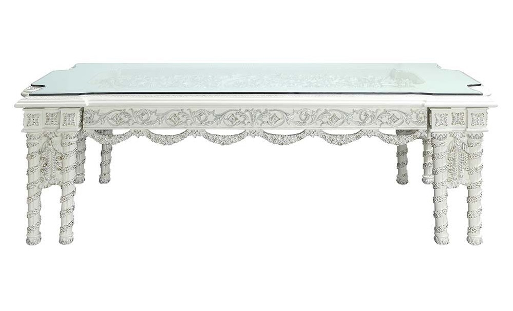 Vanaheim Glass/Wood Dining Table