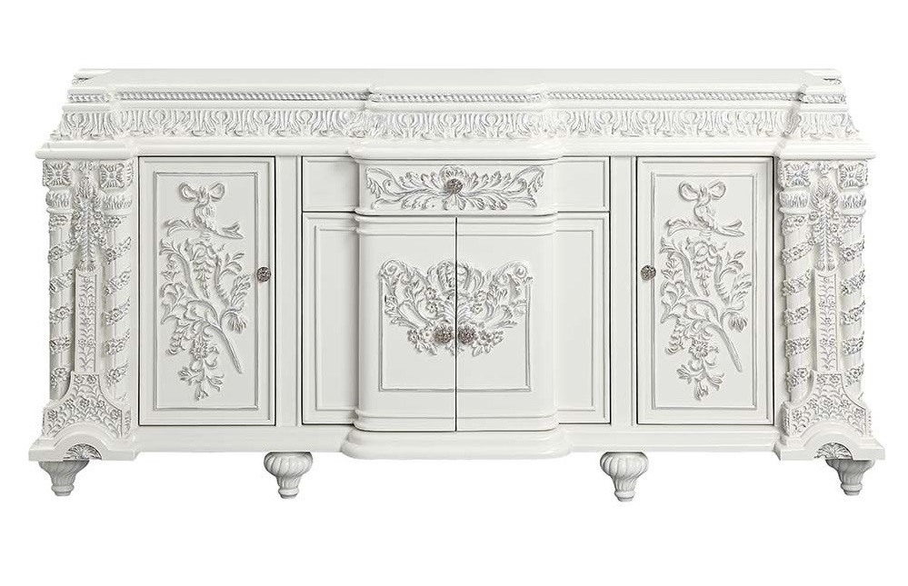 Vanaheim Wood Server w/Drawers & 4 Doors