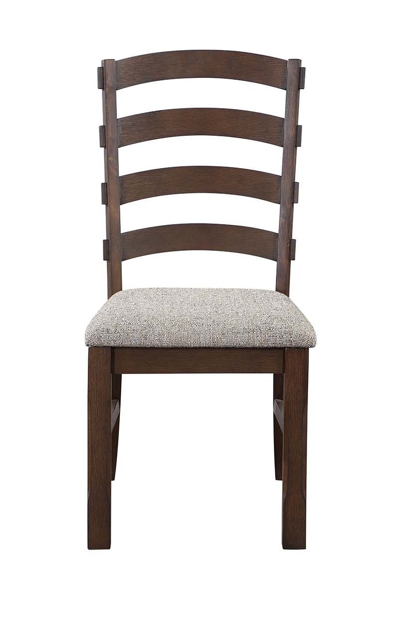 Pascaline Fabric/Wood Dining Side Chair