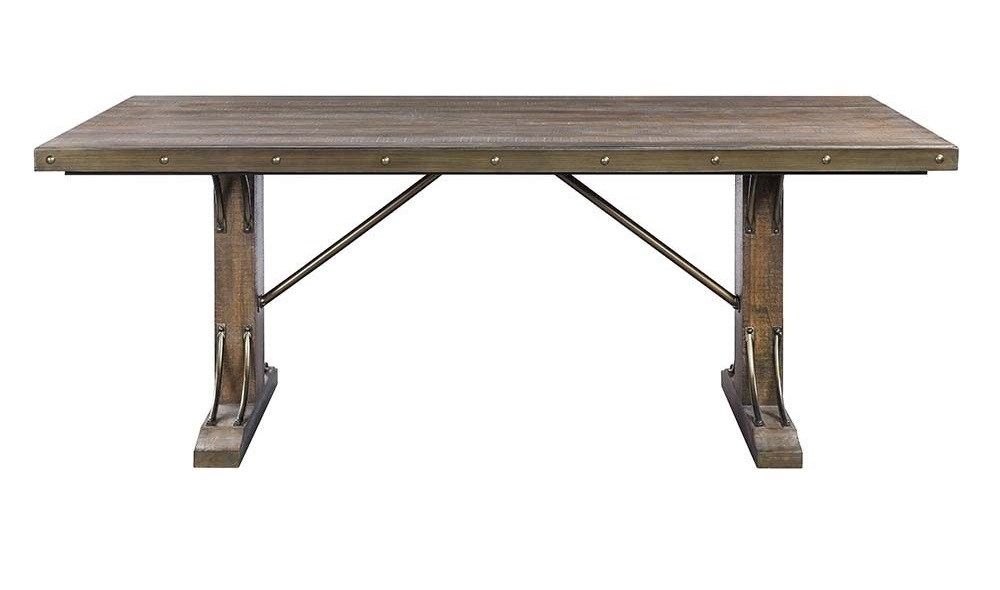 Raphaela Wood/Metal Rectangular Dining Room Set
