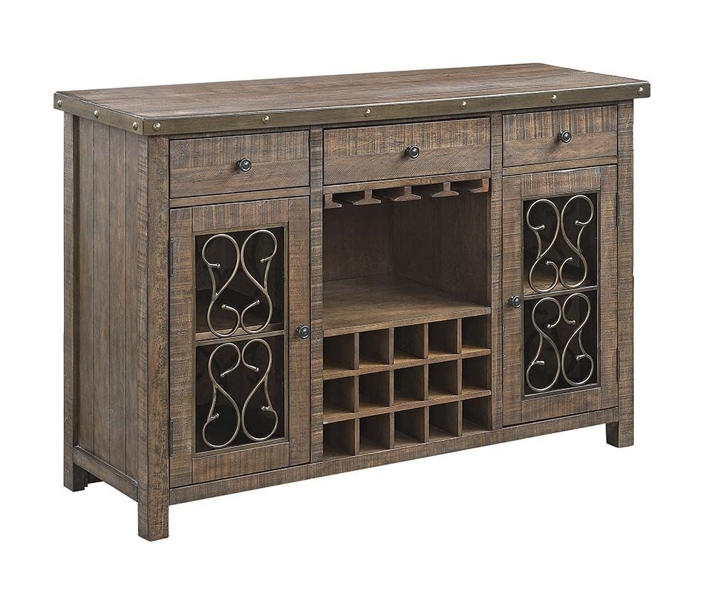 Raphaela Wood/Metal Rectangular Dining Room Set