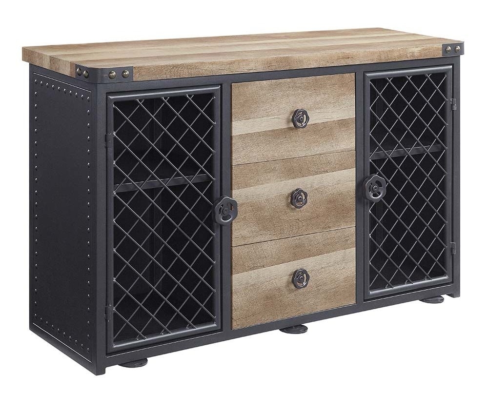 Edina Wood/Metal Rectangular Dining Room Set