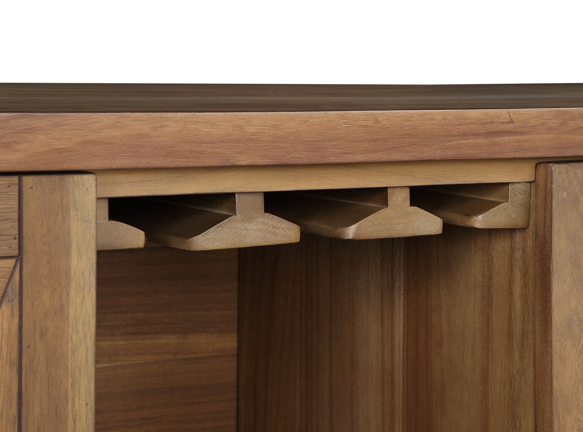 Pascaline Wood Server w/2 Doors & Drawer