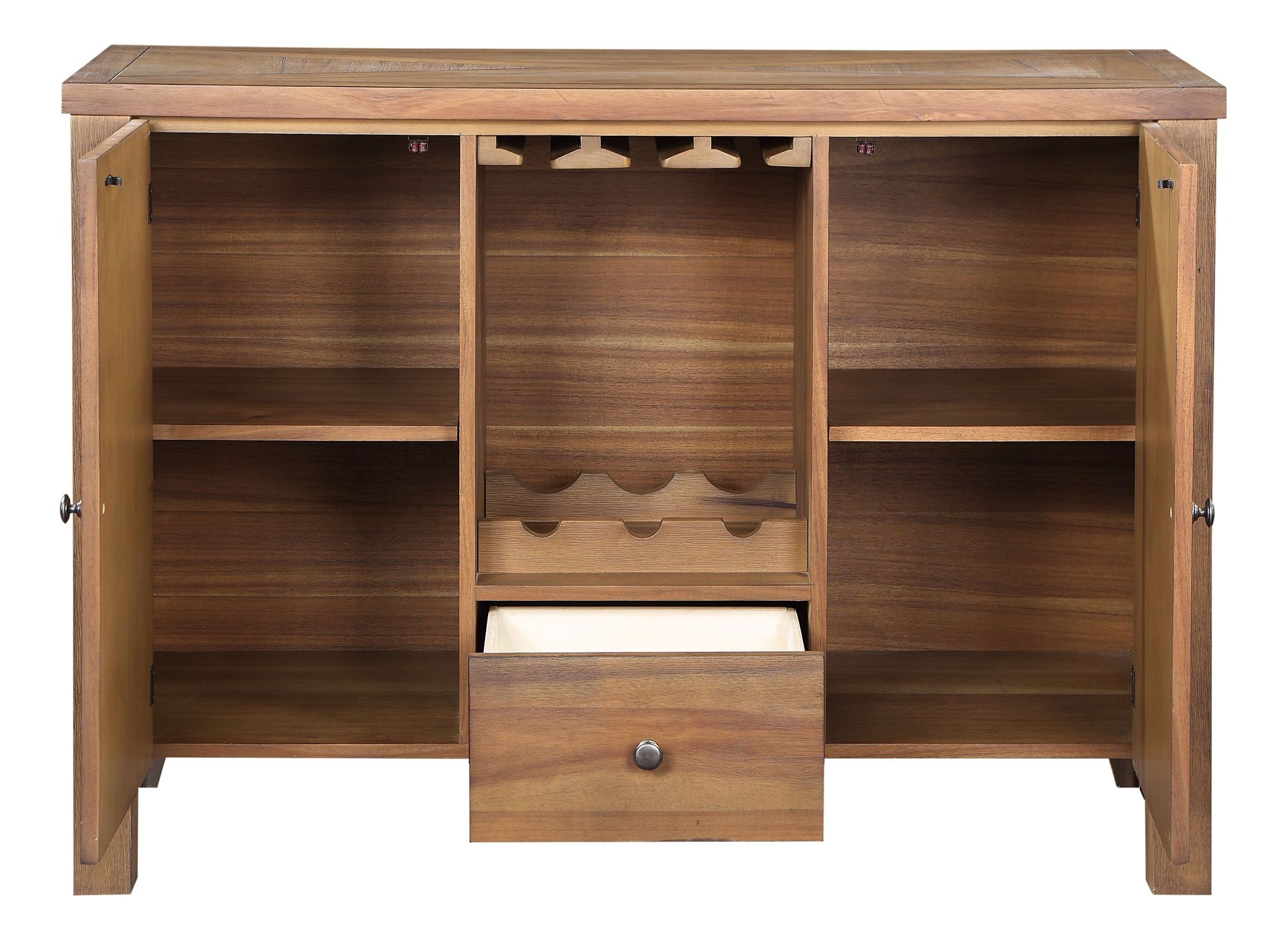 Pascaline Wood Server w/2 Doors & Drawer