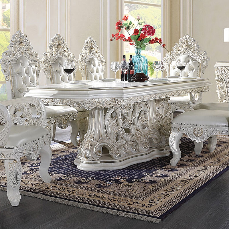 Adara Wood Pedestal Dining Table