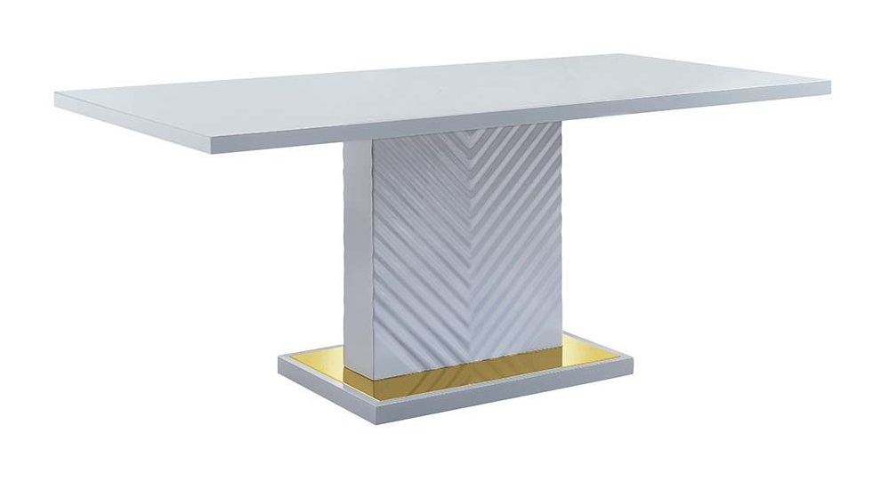 Gaines Wood Rectangular Dining Table