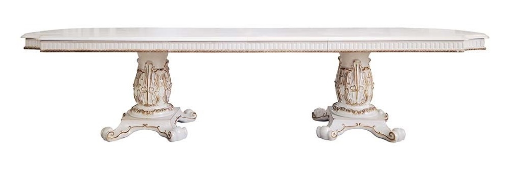 Vendom 136" Wood Extendable Dining Table