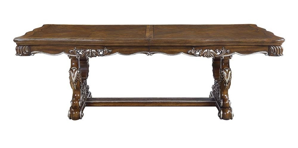 Latisha Wood Extendable Pedestal Dining Room Set