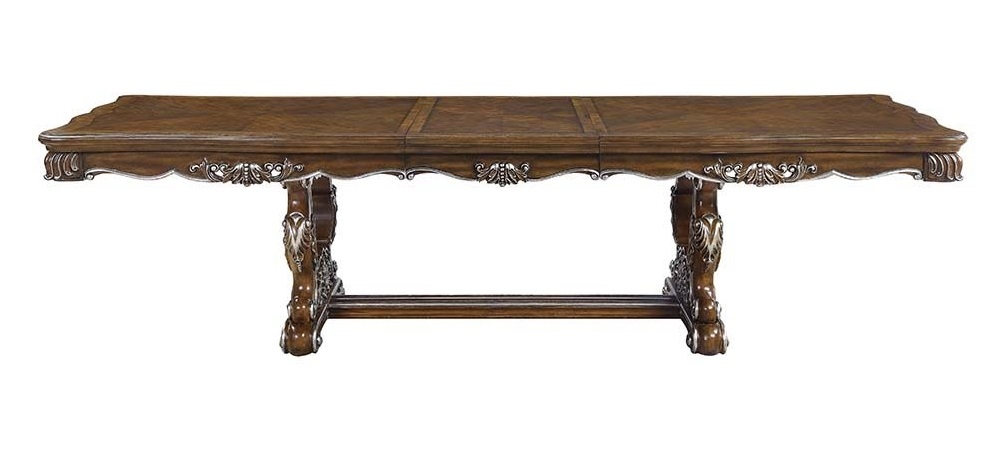 Latisha Wood Extendable Pedestal Dining Table