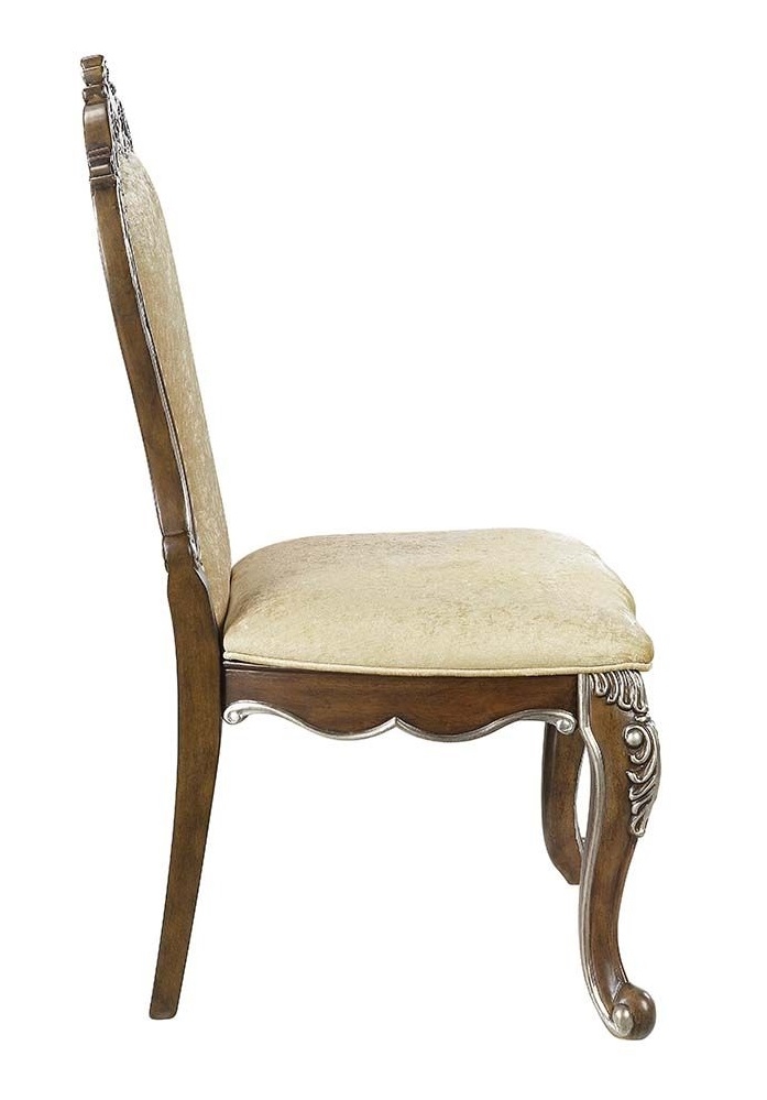 Latisha Fabric/Wood Dining Side Chair