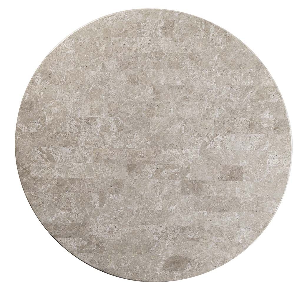 Karsen Marble/Wood Round Dining Table