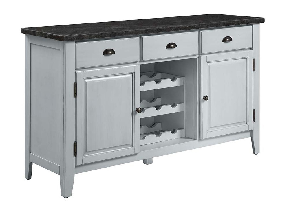 Lanton Marble/Wood Dining Room Set