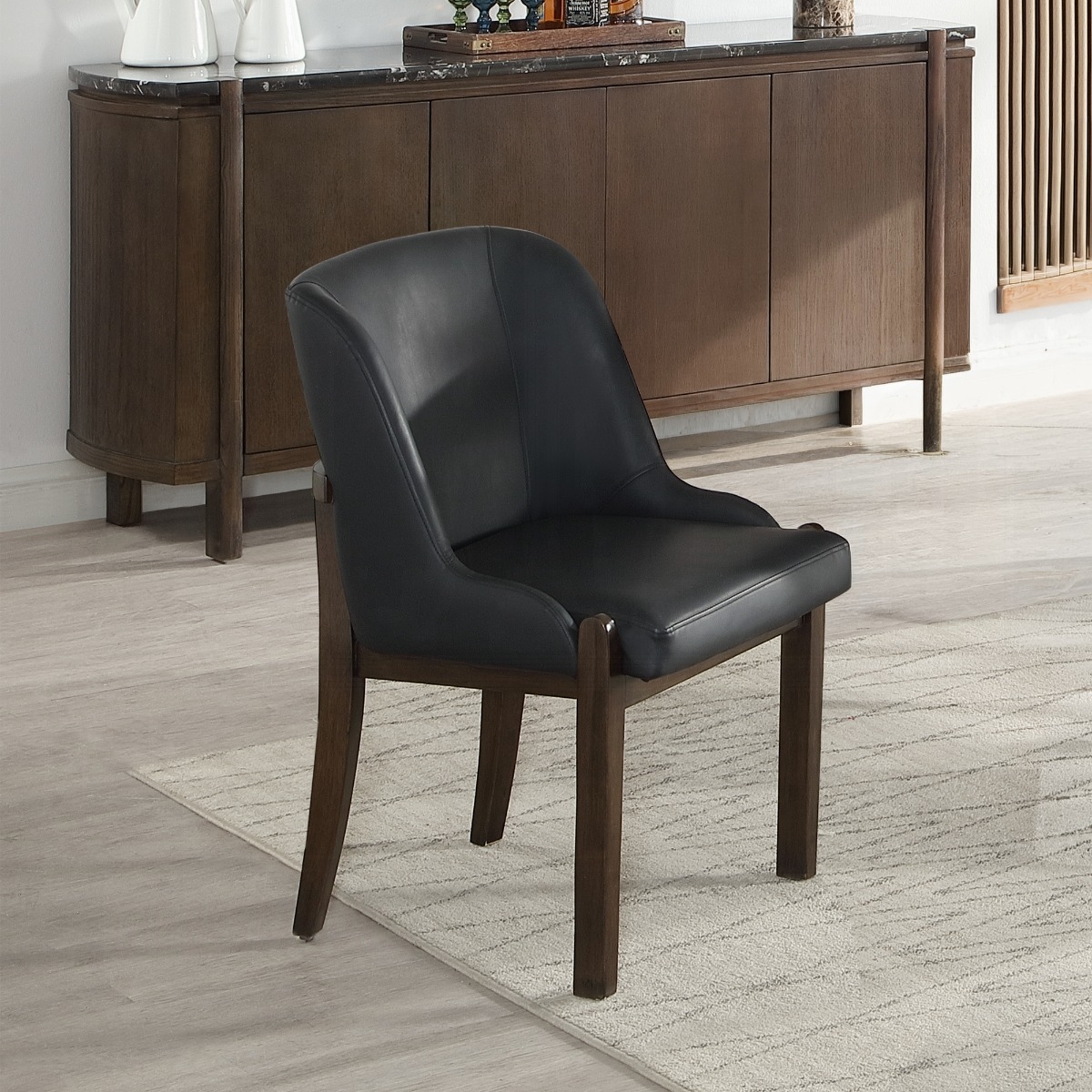 Estella Leatherette Dining Side Chair