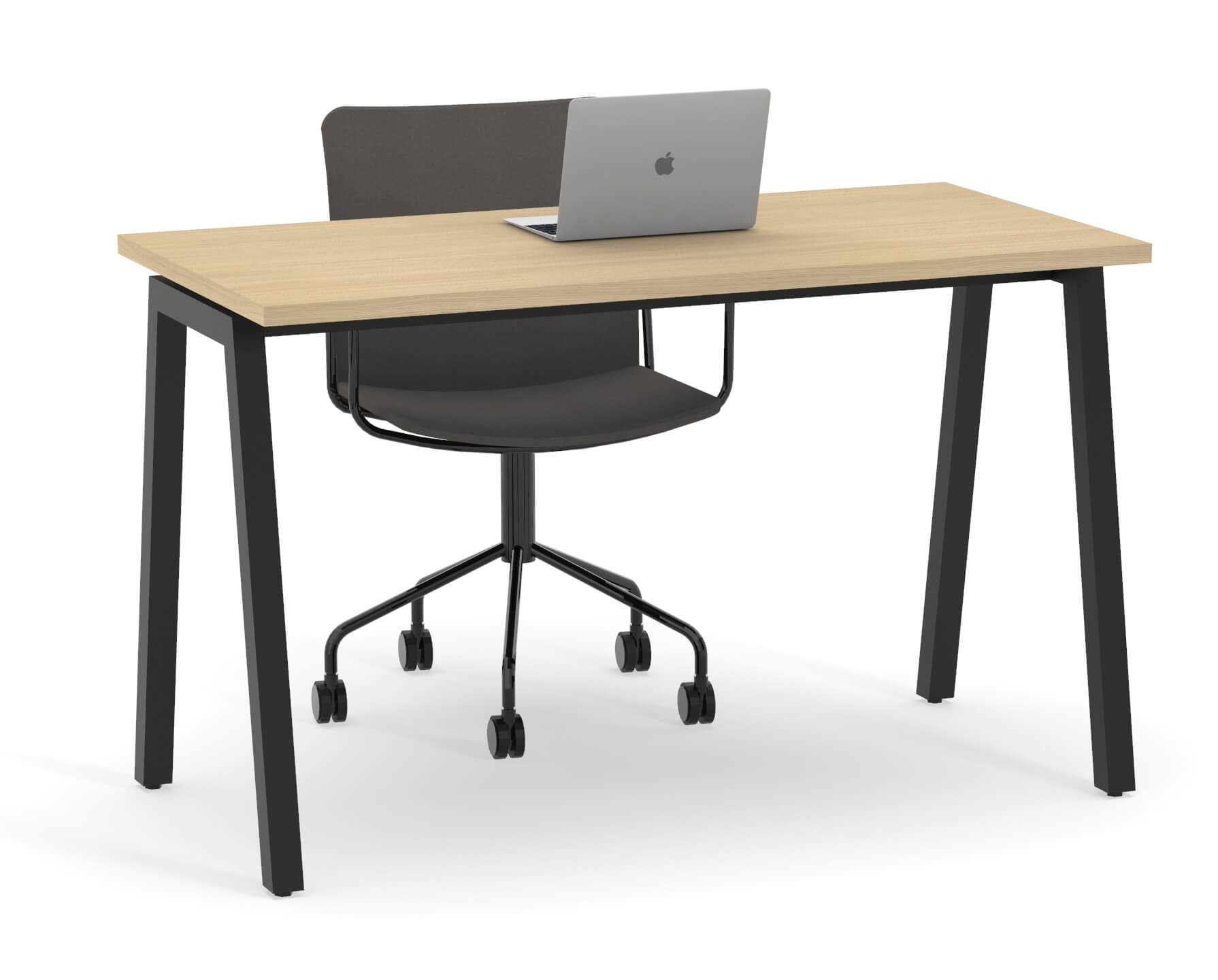 Nova A 62.9" Straight Office Desk w/Metal Frame