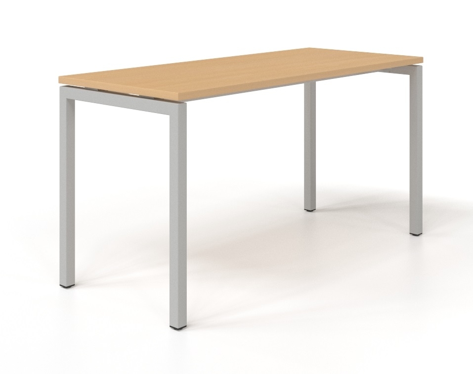 Nova U 55.1" Plain Office Desk w/Metal Frame