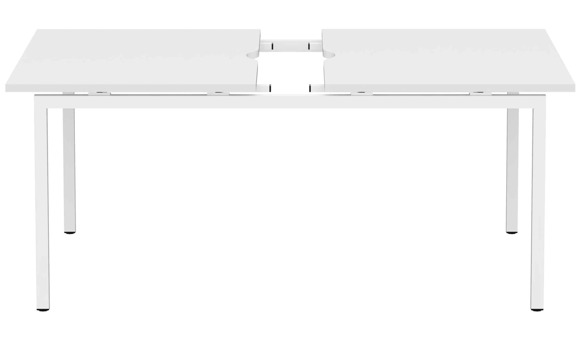 WRS Nova U 55.1" Sliding Top Office 2-Desk Bench