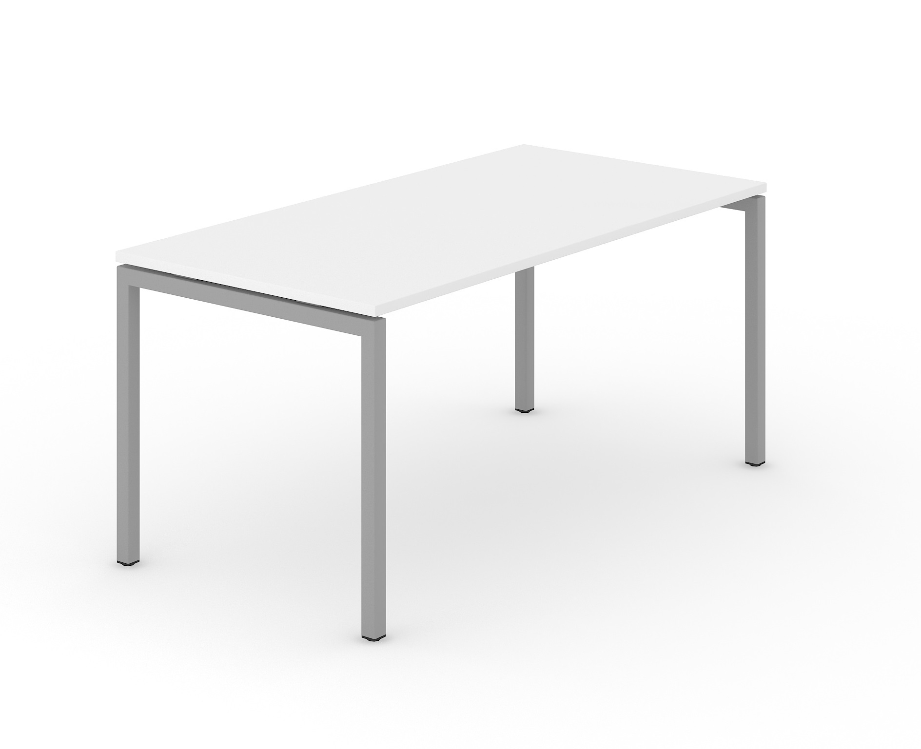 Jemini One Person Bench Desk 1400x800mm White