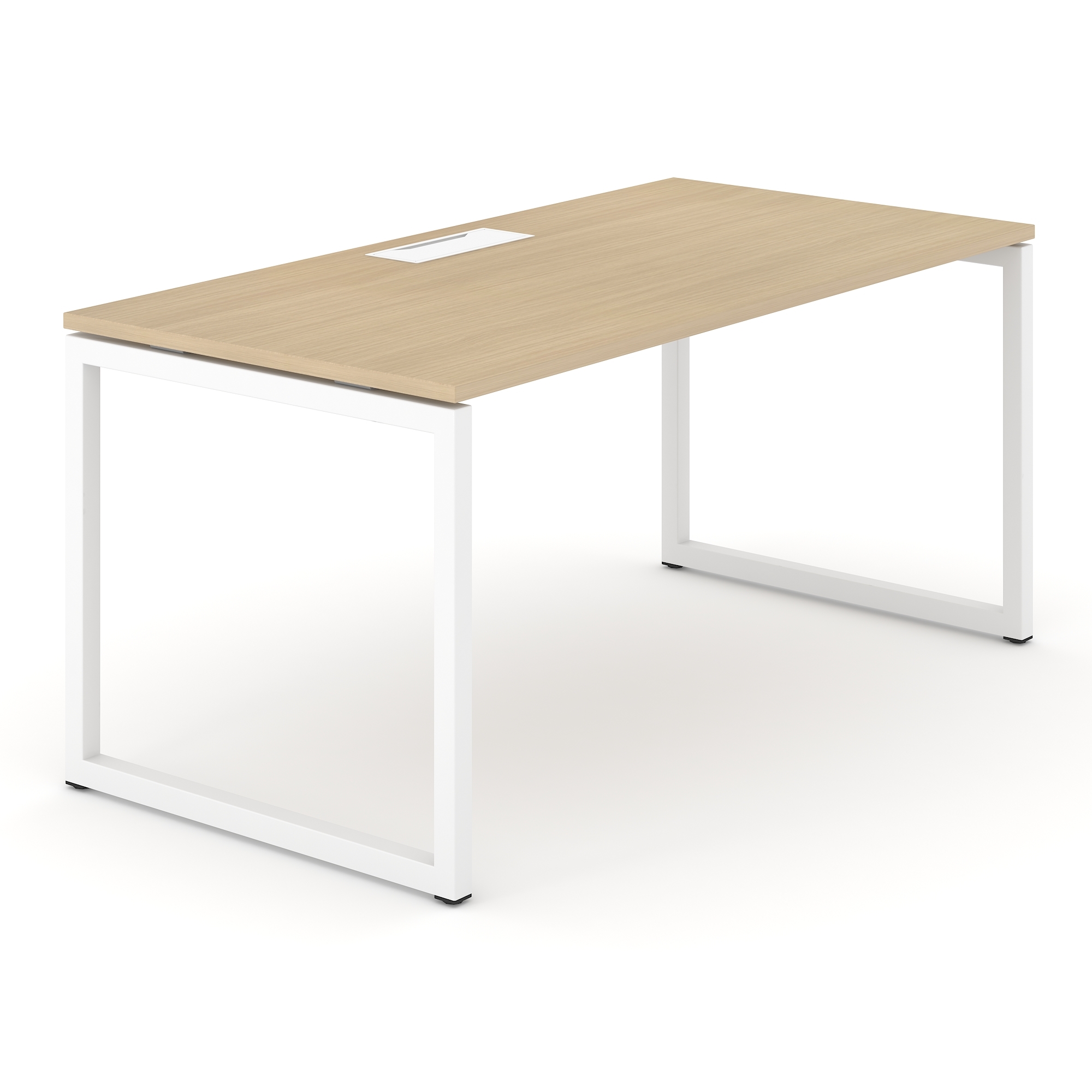 Nova O 62.9" Straight Office Desk w/Metal Frame