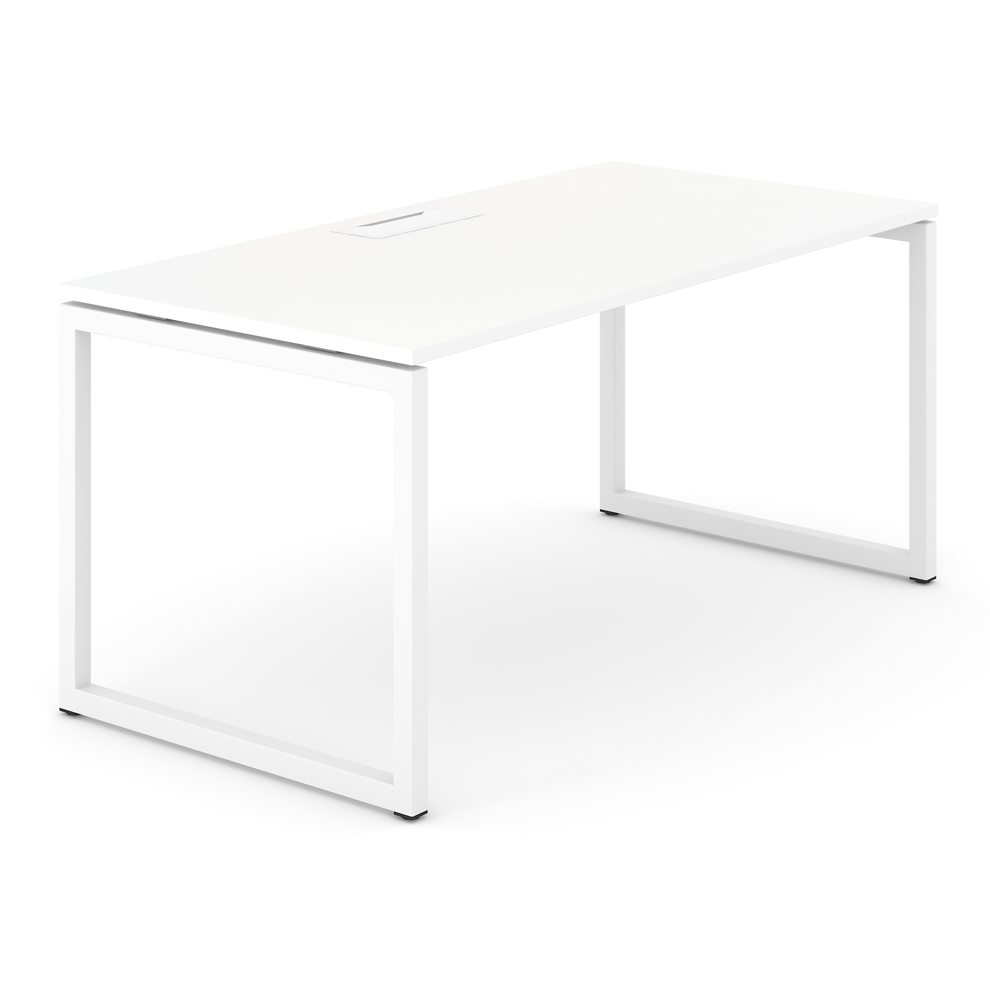 Nova O 62.9" Straight Office Desk w/Metal Frame