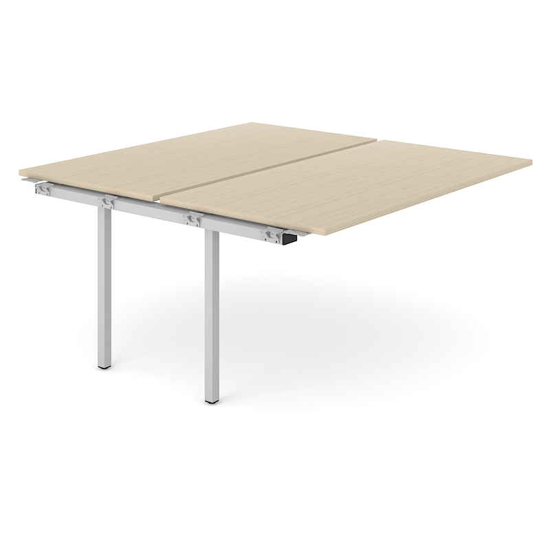 Nova U D56.7" Bench Desk With 2 Scallops