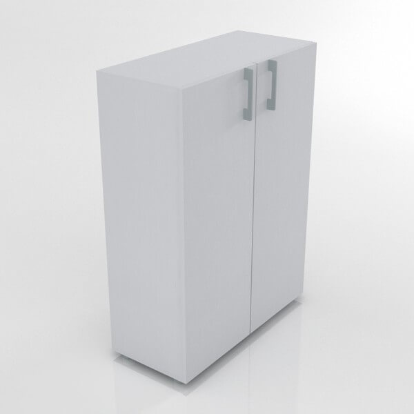 NARBUTAS Nova Basic Office White Cabinet