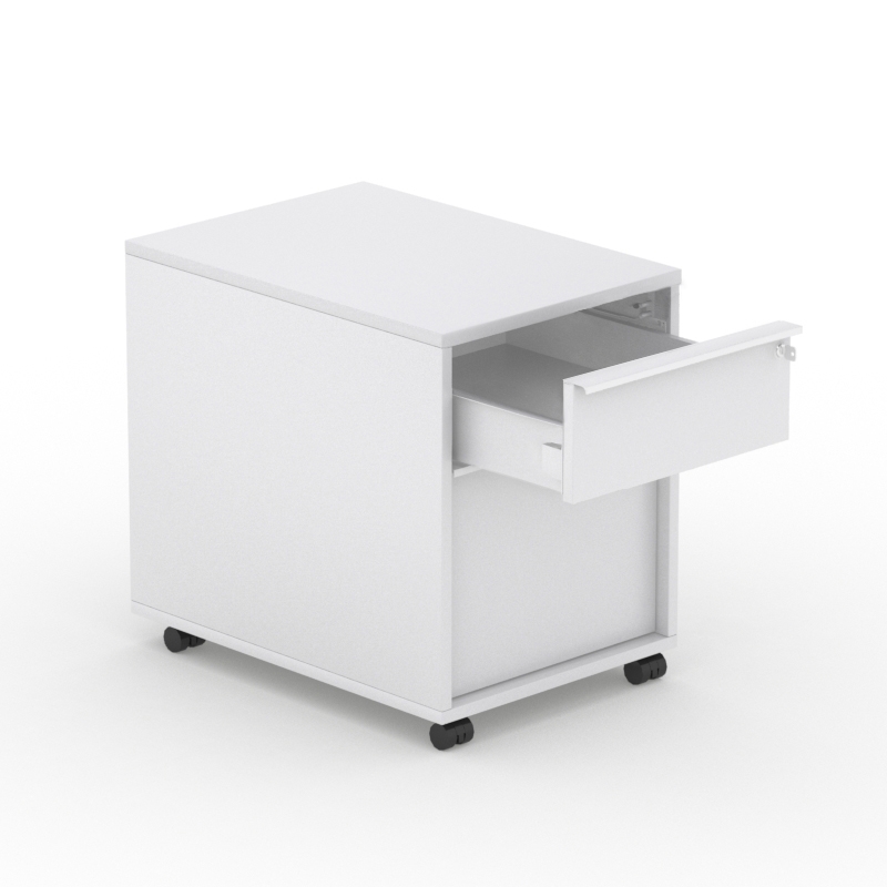 Nova W16.9" Mobile Pedestal w/2 Drawers & Central Locking