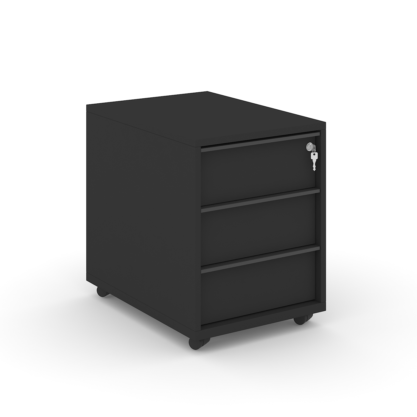 Nova W16.9" Black Mobile Pedestal