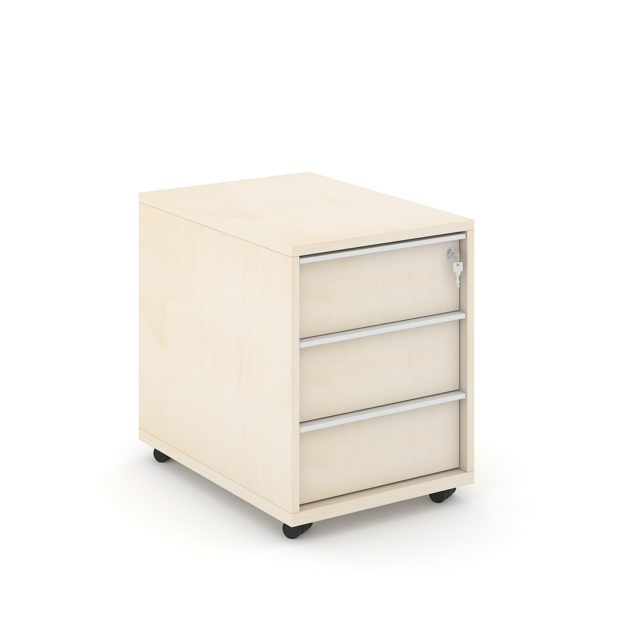 Nova W16.9" Ash Mobile Pedestal