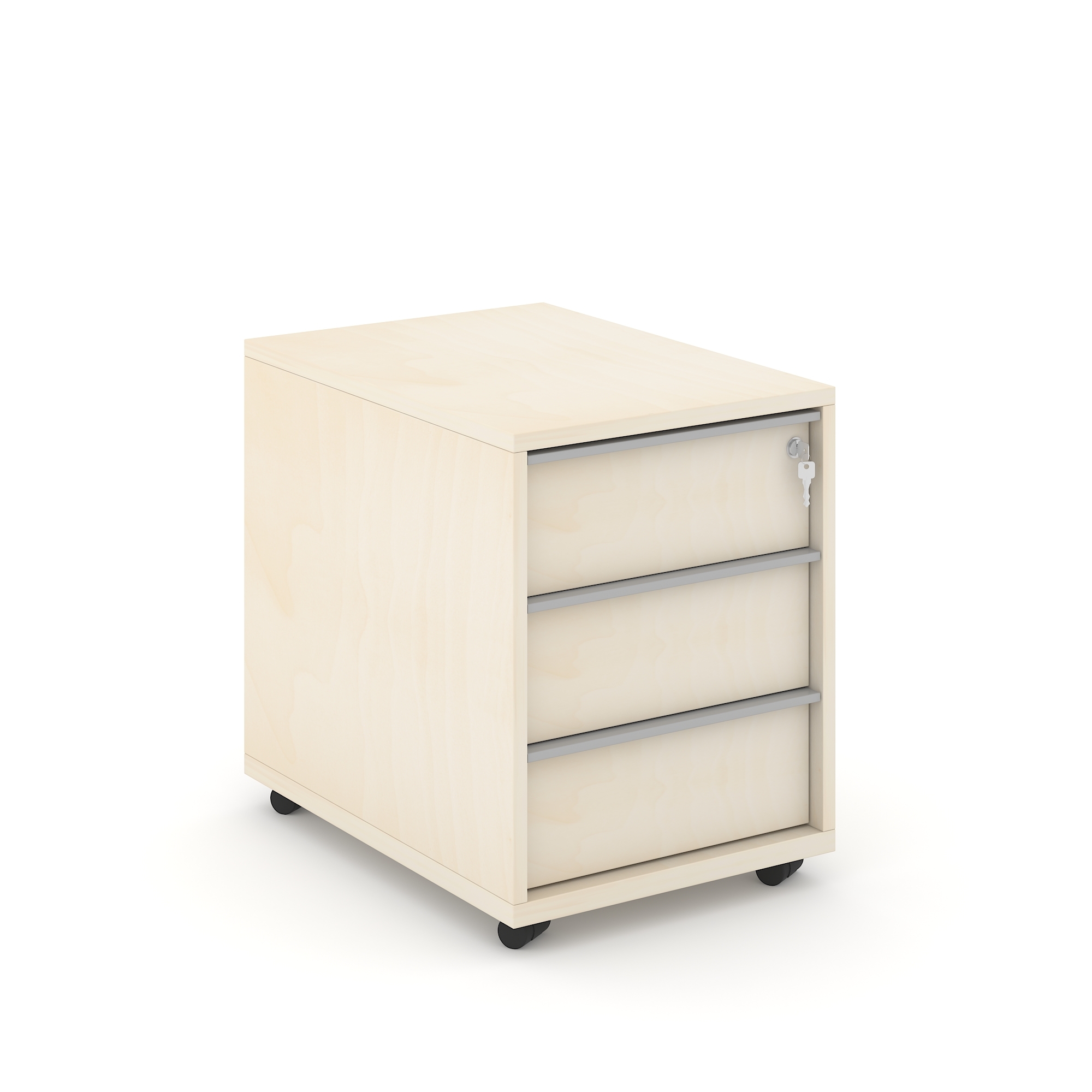 Nova W16.9" Ash Mobile Pedestal by NARBUTAS