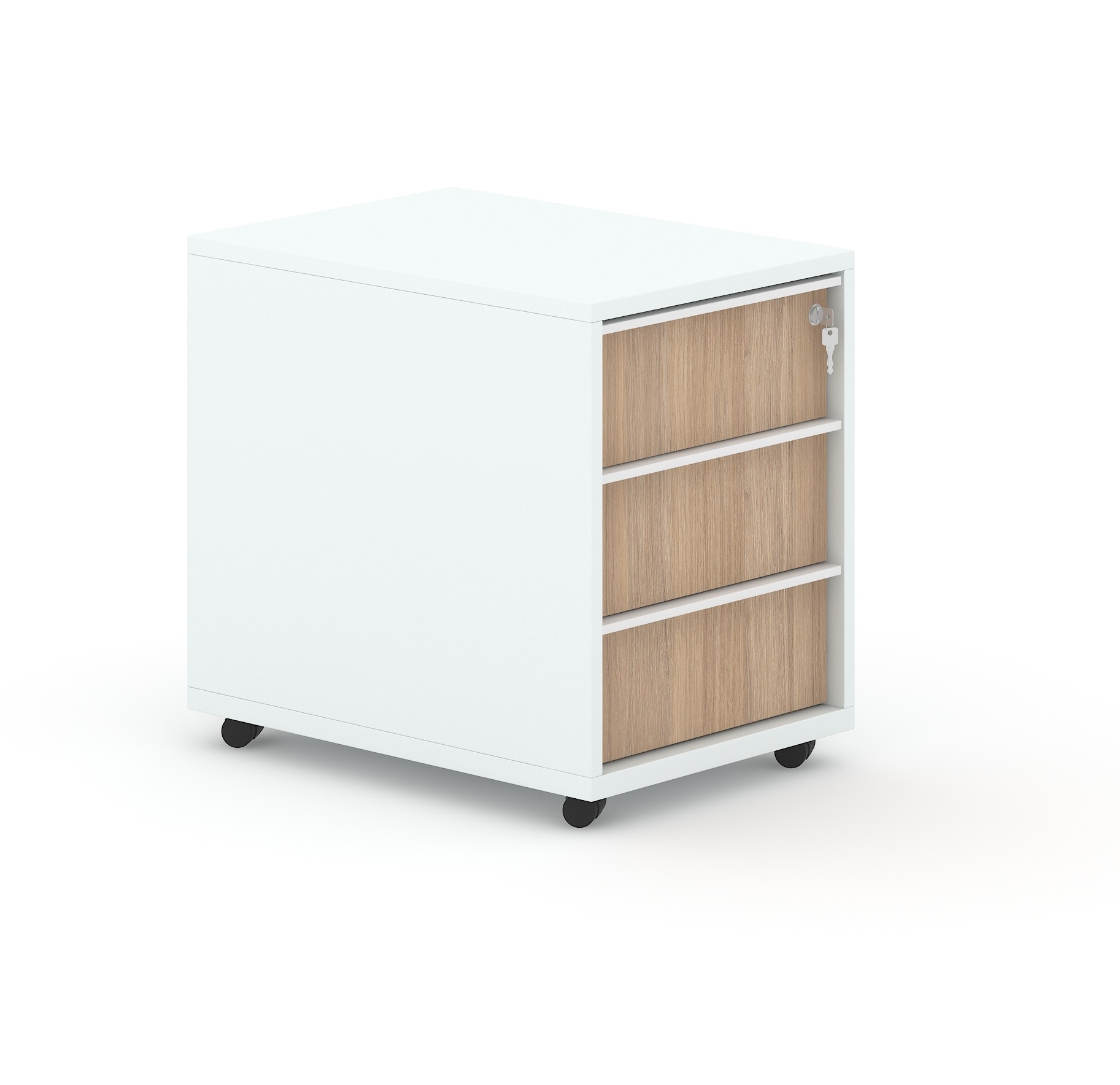 Nova W16.9" Mobile Pedestal And Locker