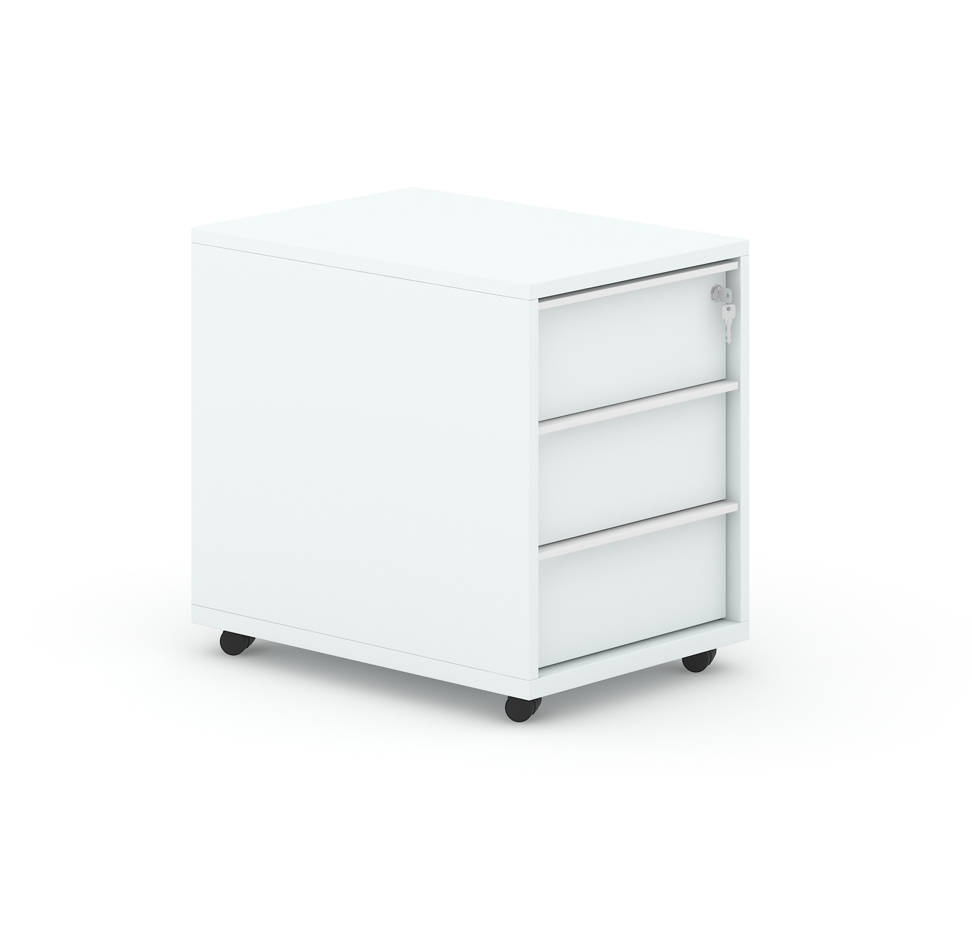 NARBUTAS Drawers & Central Locking White