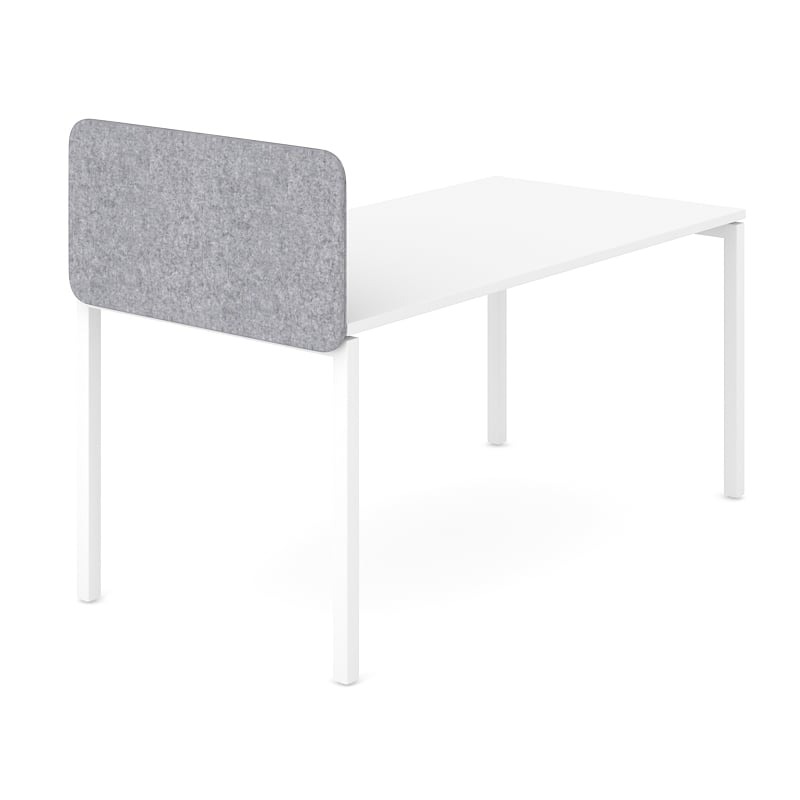NARBUTAS Nova O D31.5" Rectangular Fabric Desk Screen
