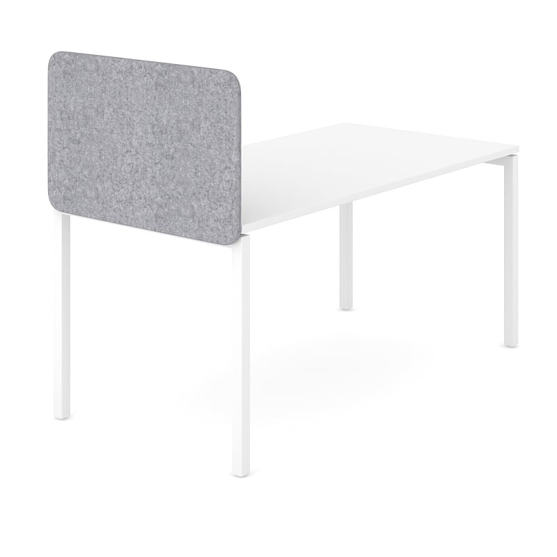 NARBUTAS Nova O D31.5" Rectangular Fabric Desk Screen