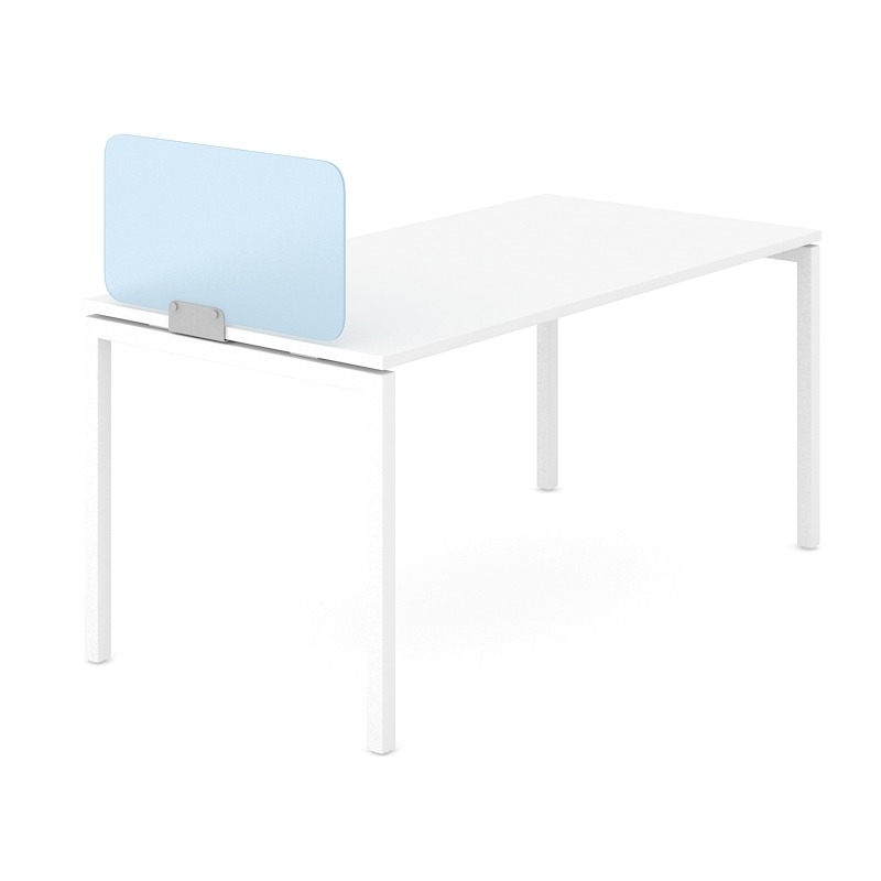 Nova H Rectangular Manual Height Adjustable Office Desk w/Scallop