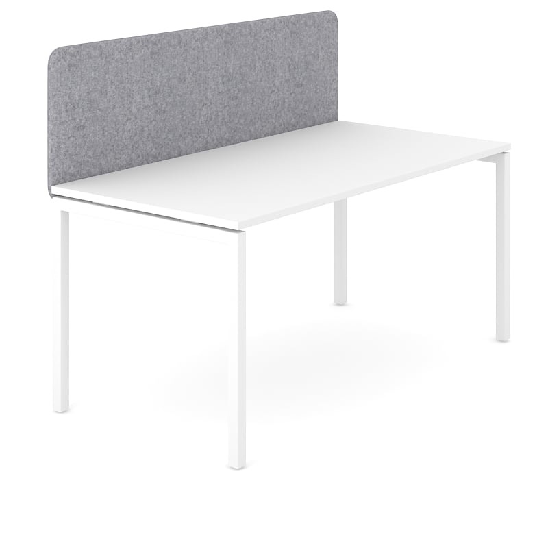 NARBUTAS Nova O D31.5" Crescent Desk With Metal frame