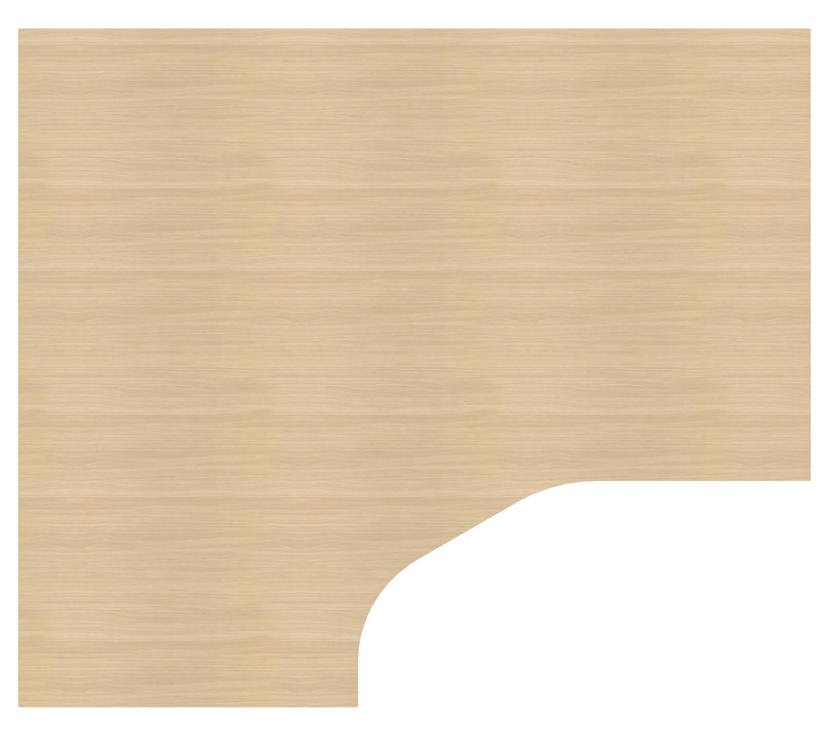 Nova O 62.9" Crescent Corner Desk Top