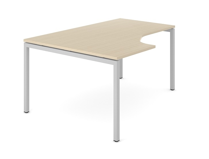 Nova Crescent Office Desk Side