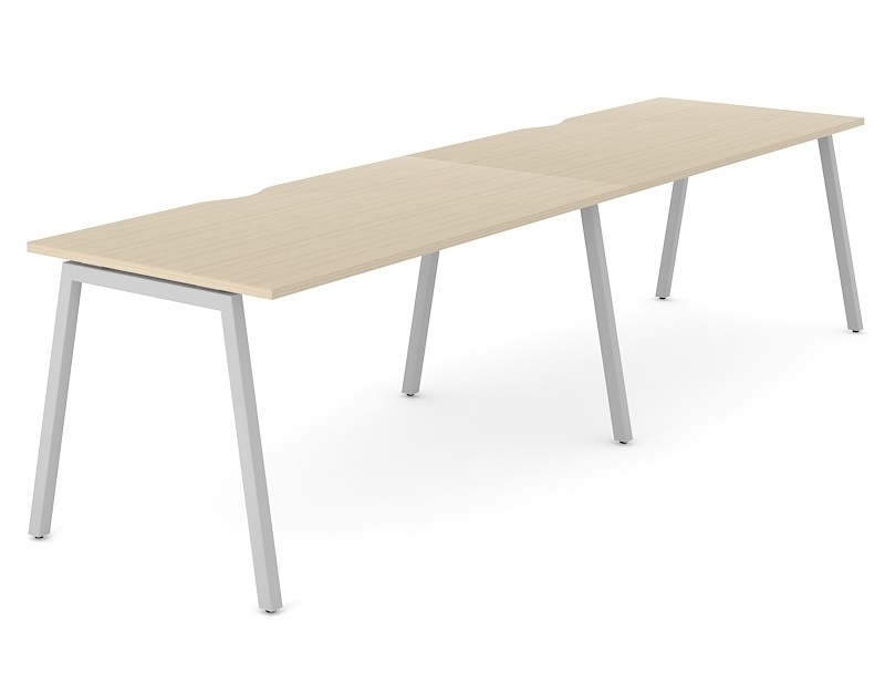 Nova A 94.4" Single Row 2-Desk Bench by NARBUTAS