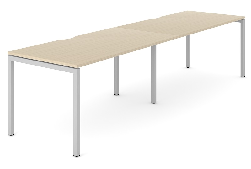 NARBUTAS Nova Straight 2 Person Reception Customizable Desk