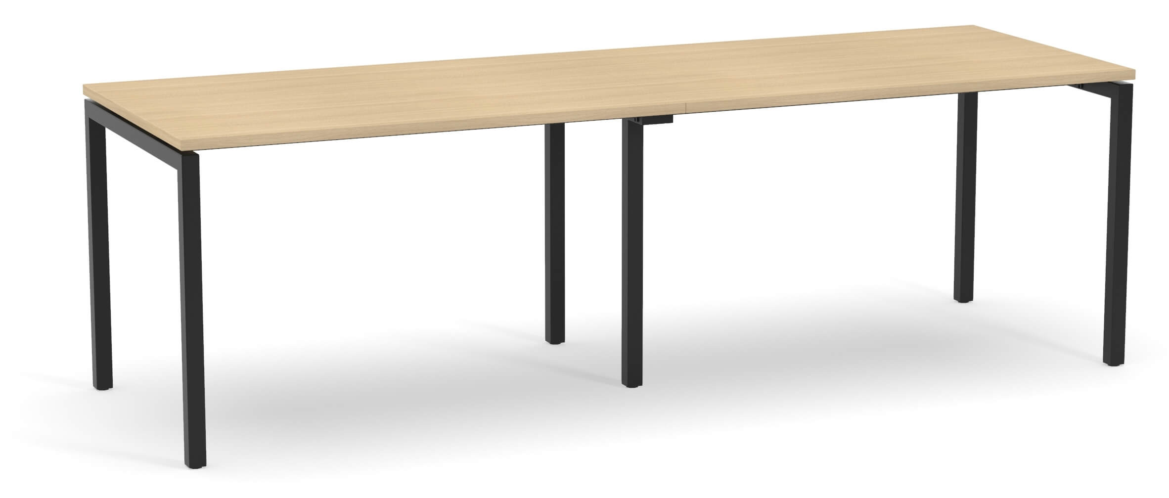 Nova U 125.8" Single Row Bench Desking