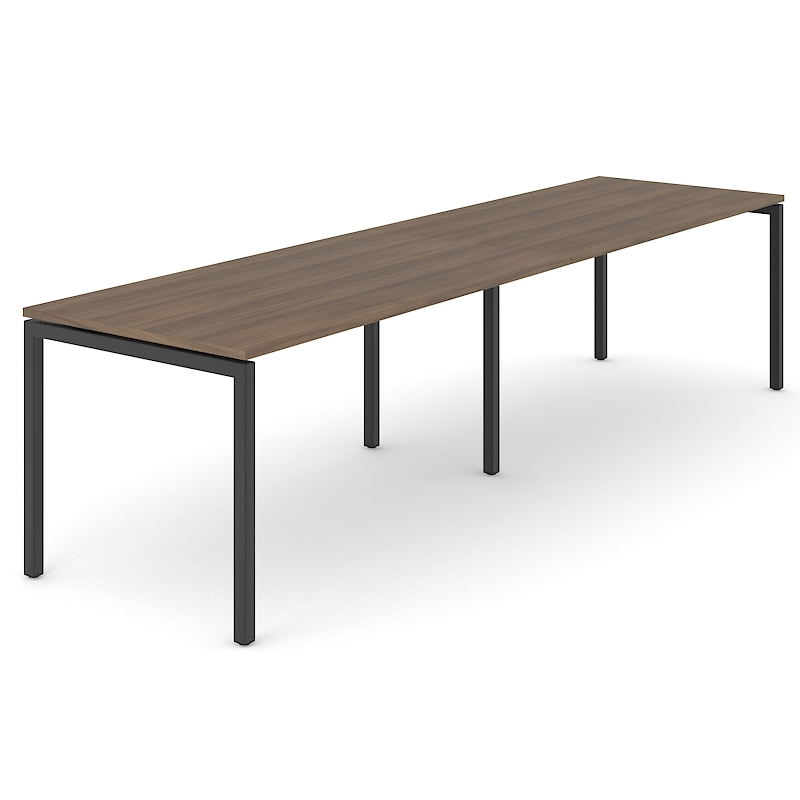 Nova U 141.6" Single Row Office 2-Desk Bench