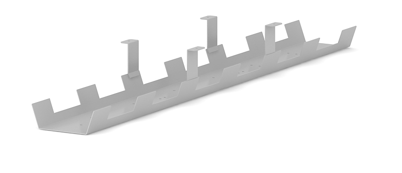 Nova U D31.5" Desk cable tray