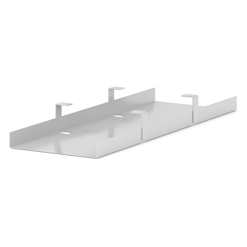 Nova Rectangular 2-Desk Bench cable Tray