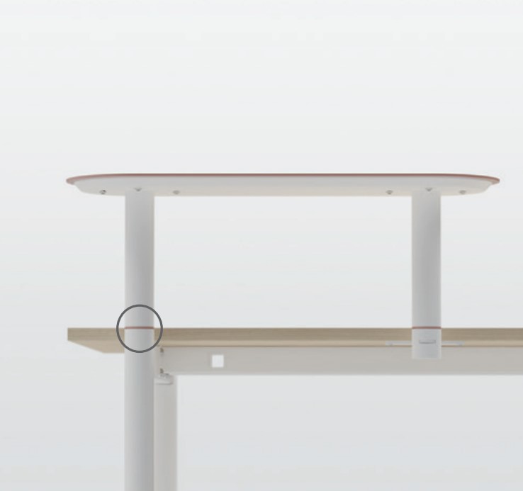 Zedo Single Office Desk for 1 Person w/Side Shelf