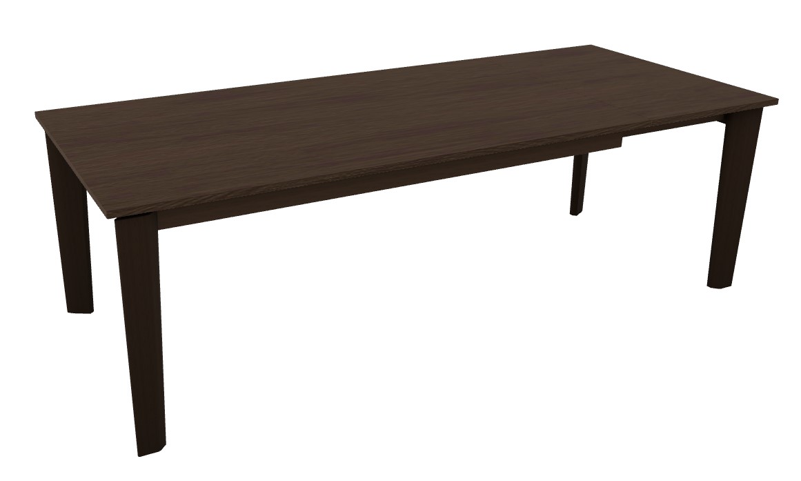 Dogma W70.9"-94.5" Rectangular Ceramic/Wood Veneer//Wood Extendable Dining Table