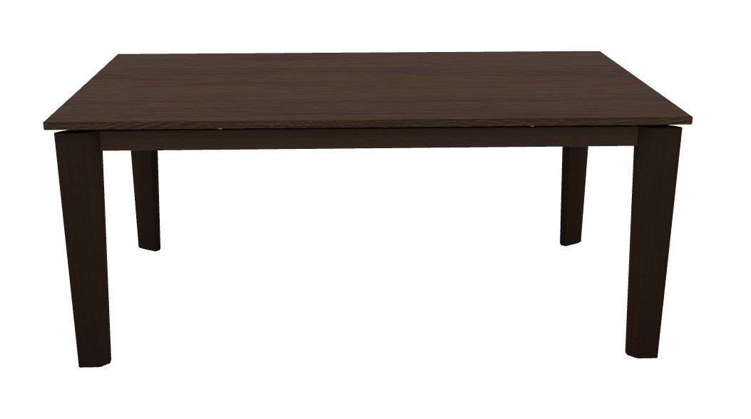 Dogma W70.9"-94.5" Rectangular Wood Veneer//Wood Extendable Dining Table