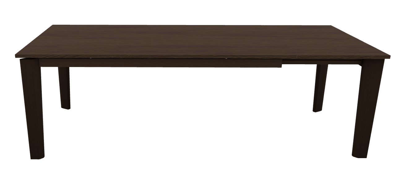 Dogma W70.9"-94.5" Rectangular Ceramic/Wood Veneer//Wood Extendable Dining Table