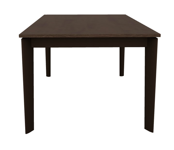 Dogma W70.9"-94.5" Rectangular Ceramic/Wood Veneer//Wood Extendable Dining Table
