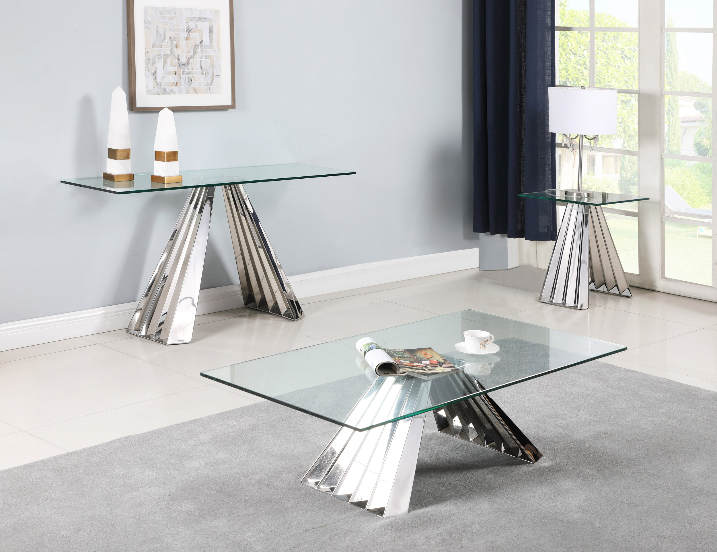 Dominique Rectangular Cocktail Table
